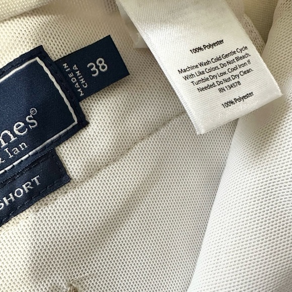 Vineyard Vines Shorts 38 Men Tan Golf Links Bermuda Lounge Cotton Preppy - Picture 4 of 4